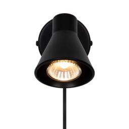Nordlux Modern Indoor Wall Light Black Metal GU10 Adjustable Head - No, IP20 - thumbnail 3