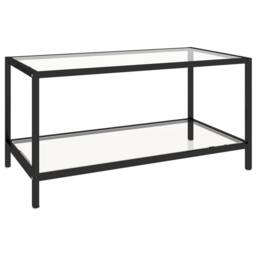 Berkfield Home Tea Tables 2 pcs Tempered Glass Transparent in Clear - thumbnail 6