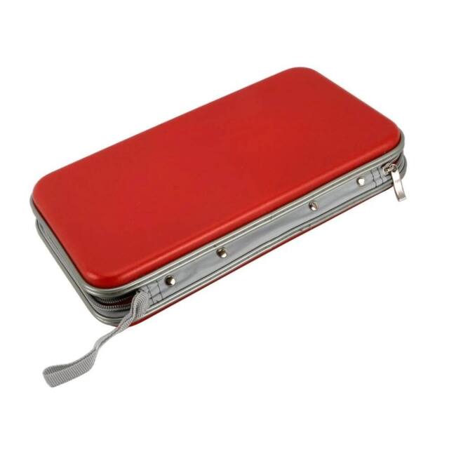 NESTLUNE CD DVD Carry Case Disc Storage Holder in Red - image 1