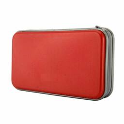 NESTLUNE CD DVD Carry Case Disc Storage Holder in Red - thumbnail 5