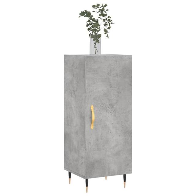 Berkfield Home Sideboard Concrete Grey 34.5x34x90 cm Engineered Wood - image 1