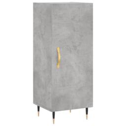 Berkfield Home Sideboard Concrete Grey 34.5x34x90 cm Engineered Wood - thumbnail 3