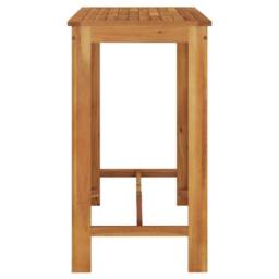 Berkfield Home Garden Bar Table 120x60x105 cm Solid Wood Acacia in Brown - Size: 120 x 60 x 105 cm - thumbnail 4