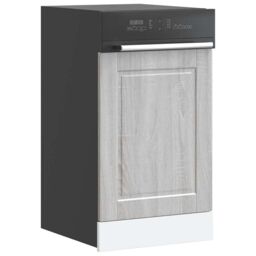 Berkfield Home Dishwasher Panel Porto Grey Sonoma 45x1, 5x67 cm Engineered Wood - thumbnail 1