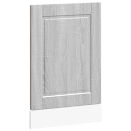 Berkfield Home Dishwasher Panel Porto Grey Sonoma 45x1, 5x67 cm Engineered Wood - thumbnail 2