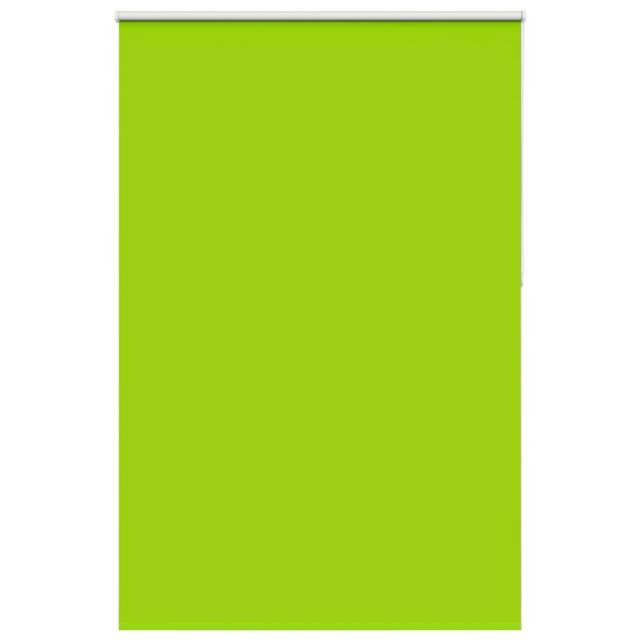 Berkfield Home Roller Blind Blackout Leaves Green 150x210 cm Fabric Width 146.6 cm Polyester - image 1