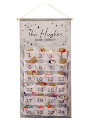 Personalised Memento Company Personalised Family Advent Calendar in Grey