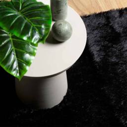 Berkfield Home Shaggy Rug High Pile NAVARRA Black 80x150 cm Polyester - Size: Medium - thumbnail 8