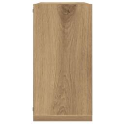 Berkfield Home Wall Cube Shelves 2 pcs Artisan Oak 30x15x30 cm Engineered Wood in Brown - Size: 30 x 15 x 30 cm - thumbnail 6