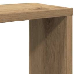 Berkfield Home Wall Cube Shelves 2 pcs Artisan Oak 30x15x30 cm Engineered Wood in Brown - Size: 30 x 15 x 30 cm - thumbnail 8