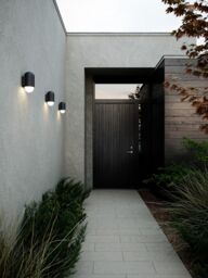 Nordlux Modern Outdoor Wall Light Black Aluminium E27 Weatherproof - Mains Powered, IP54 - thumbnail 4
