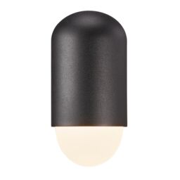 Nordlux Modern Outdoor Wall Light Black Aluminium E27 Weatherproof - Mains Powered, IP54 - thumbnail 2