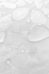 Neel Blue Pebbles Pattern 3D Effect PEVA Shower Curtain in Clear - Size: 180 cm width x 180 cm drop - thumbnail 3