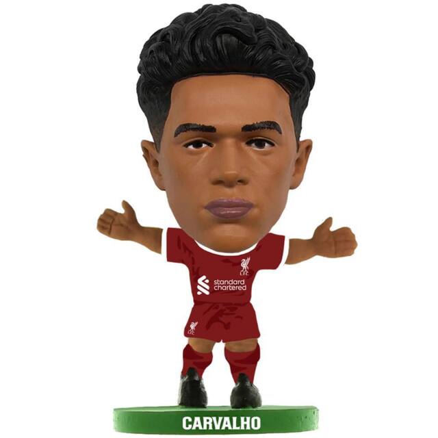 Liverpool FC Fabio Carvalho 2024 SoccerStarz Football Figurine in Red - image 1