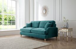 The Great Sofa Company Orla 3 Seater Sofa Manhattan Navy in Emerald - thumbnail 2