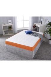 eXtreme Comfort Ltd 18cm Hybrid Memory Foam Spring Mattress CoolTouch Cover in Orange - Size: Double