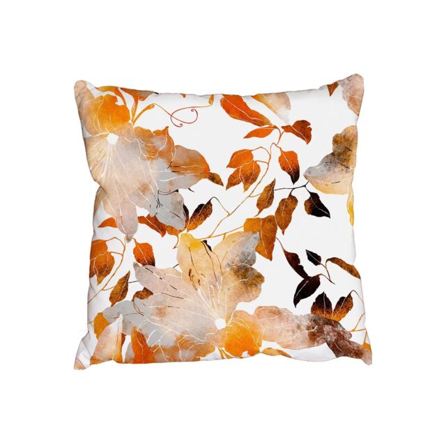 Benjamin Tate Design Bright Autumn Leaves (Outdoor Cushion)