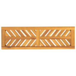 Berkfield Home Garden Bench 110 cm Solid Wood Acacia in Brown - thumbnail 5