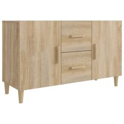 Berkfield Home Sideboard Sonoma Oak 100x36x60 cm Engineered Wood in Brown - Size: 100 x 36 x 60 cm - thumbnail 2