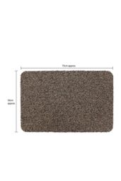 JVL Tanami Machine Washable Barrier Doormat 50x75cm Brown - Size: 50 cm x 75 cm - thumbnail 5