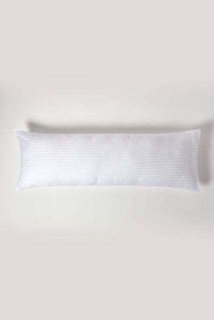 Homescapes Egyptian Cotton Ultrasoft Body Pillowcase 330 TC in White - image 1
