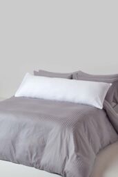 Homescapes Egyptian Cotton Ultrasoft Body Pillowcase 330 TC in White - thumbnail 2