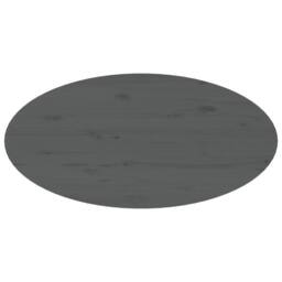 Berkfield Home Coffee Table Grey 80x40x35 cm Solid Wood Pine - Size: 80 x 40 x 35 cm - thumbnail 6