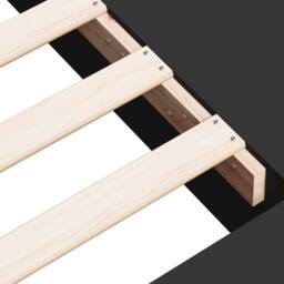 Berkfield Home Bed Frame without Mattress Black 100x200 cm - thumbnail 7