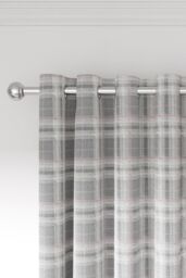 Helena Springfield 'Harriet' Woven Lined Curtains in Light Pink - Size: 167 cm width x 228 cm drop - thumbnail 2