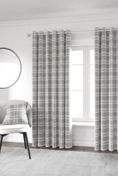 Helena Springfield 'Harriet' Woven Lined Curtains in Light Pink - Size: 167 cm width x 228 cm drop - thumbnail 1