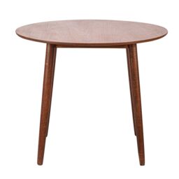 Nordlys Round Scandinavian Design Dining Table Wood in Dark Brown - thumbnail 7
