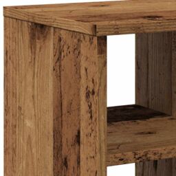 Berkfield Home Side Table Old Wood 50x30x50 cm Engineered Wood in Brown - Size: 50 x 30 x 50 cm - thumbnail 7