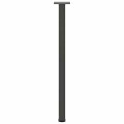 Berkfield Home Coffee Table Legs 4 pcs Anthracite 72-74 cm Steel in Dark Grey - thumbnail 6