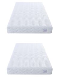 Birlea Pine Wood Guest Bed 2 mattresses Buxton Trundle Frame Hideaway Stop Over in Light Brown - Size: Single - thumbnail 2