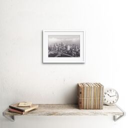 "Artery8 Wall Art Print Orrico New York City Cityscape Framed in White - Size: W7"" x H9""" - thumbnail 2