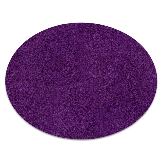 RugsX Round Eton Rug in Purple - Size: 133 cm diameter - image 1