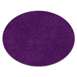 RugsX Round Eton Rug in Purple - Size: 133 cm diameter - thumbnail 1