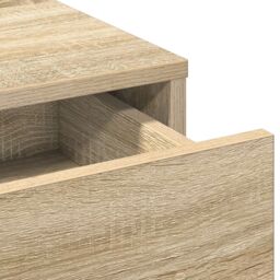 Berkfield Home Dressing Table with Drawers - Sonoma Oak, 50x41x140 cm in Beige - Size: 50 x 41 x 140 cm - thumbnail 8