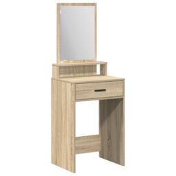 Berkfield Home Dressing Table with Drawers - Sonoma Oak, 50x41x140 cm in Beige - Size: 50 x 41 x 140 cm - thumbnail 2