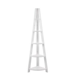 Havendro 5 Tier Bookcase Wall Unit Shelving Organiser Living White - Size: 0.6m2 - thumbnail 5