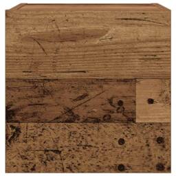 Berkfield Home Wall Mounted TV Cabinet 2 pcs Old Wood 30.5x30x30 cm in Brown - thumbnail 5
