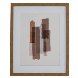 Lemon Pavilion Furniture and Decor Tydis Art Mounted in Wooden Frame - Wood - L2 x W40 x H50 cm - Multi - thumbnail 1
