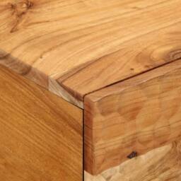 Berkfield Home Coffee Table 80x50x40 cm Solid Wood Acacia in Brown - Size: 80 x 50 x 40 cm - thumbnail 9