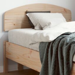 Berkfield Home Headboard 90 cm Solid Wood Pine in Brown