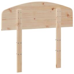 Berkfield Home Headboard 90 cm Solid Wood Pine in Brown - thumbnail 6