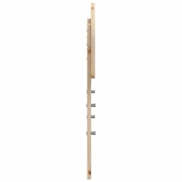 Berkfield Home Headboard 90 cm Solid Wood Pine in Brown - thumbnail 5