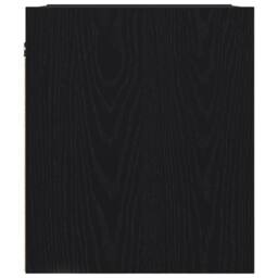 Berkfield Home Wall-mounted Bedside Cabinets 2 pcs Black Oak 38x34x40 cm - Size: 38 x 34 x 40 cm - thumbnail 8
