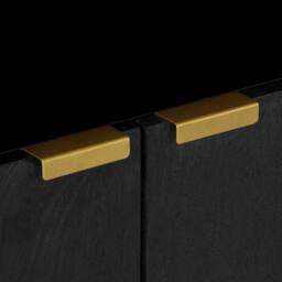 Berkfield Home Sideboard Black 60x33x75 cm Engineered Wood - Size: 60 x 33 x 75 cm - thumbnail 7