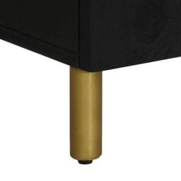 Berkfield Home Sideboard Black 60x33x75 cm Engineered Wood - Size: 60 x 33 x 75 cm - thumbnail 8