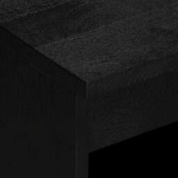 Berkfield Home Sideboard Black 60x33x75 cm Engineered Wood - Size: 60 x 33 x 75 cm - thumbnail 6